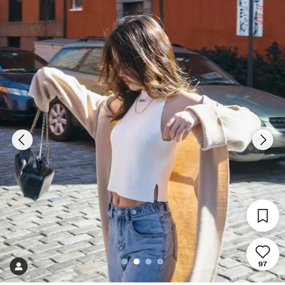 Aritzia Wilfred Knit Crevier Halter Top Small - Picture 11 of 11